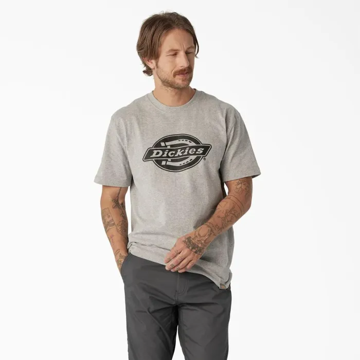 Dickies TShirts Short Sleeve Heavyweight Logo TShirt Heather Gray Heather Gray hg 8211 Men Dickies TShirts Short Sleeve Heavyweight Logo TShirt Heather Gray Heather Gray hg 8211 Men