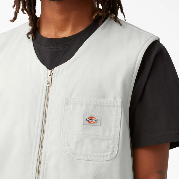 Dickies Vests Stonewashed Duck Carpenter Vest Stonewashed Cloud Stonewashed Cloud s2c 8211 Men Dickies Vests Stonewashed Duck Carpenter Vest Stonewashed Cloud Stonewashed Cloud s2c 8211 Men