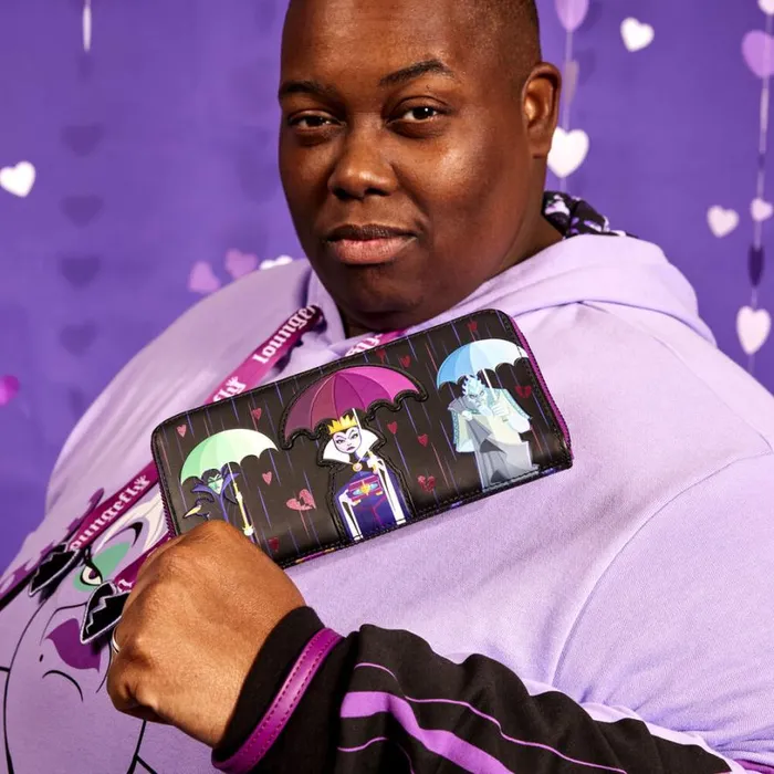 Disney Villains Curse Your Hearts Zip Around Wristlet Wallet Unisex Loungefly Bags and Wallets Disney Villains Curse Your Hearts Zip Around Wristlet Wallet Unisex Loungefly Bags and Wallets