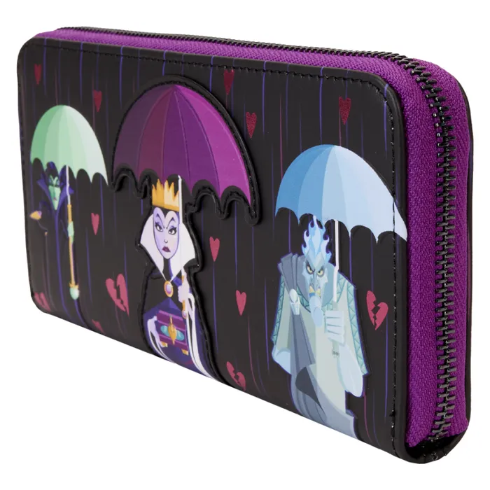 Disney Villains Curse Your Hearts Zip Around Wristlet Wallet Unisex Loungefly Bags and Wallets Disney Villains Curse Your Hearts Zip Around Wristlet Wallet Unisex Loungefly Bags and Wallets