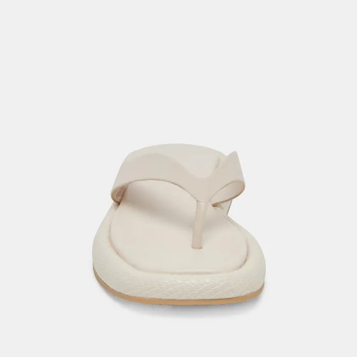 Dolce Vita Adin Sandals Ivory Leather Women Sandals