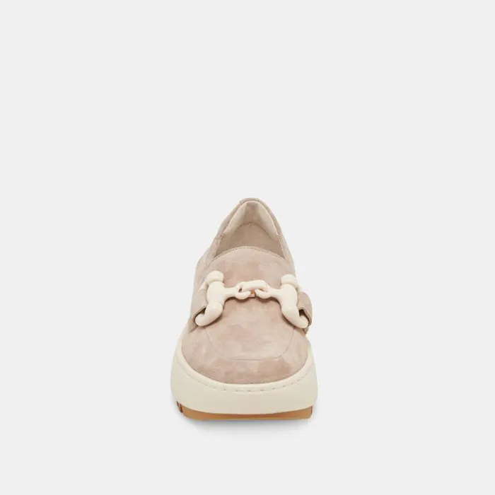 Dolce Vita Andres Sneakers Taupe Suede Women Sneakers