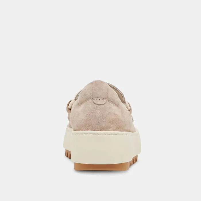 Dolce Vita Andres Sneakers Taupe Suede Women Sneakers