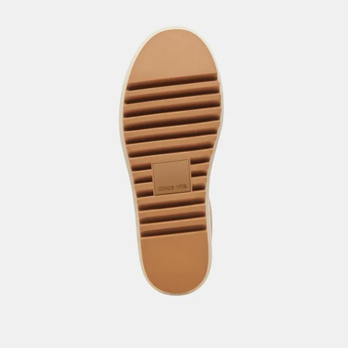Dolce Vita Andres Sneakers Taupe Suede Women Sneakers