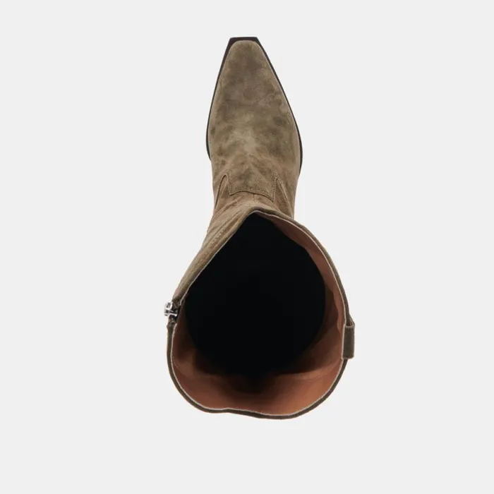 Dolce Vita Ariana Boots Army Suede Women Boots and Booties