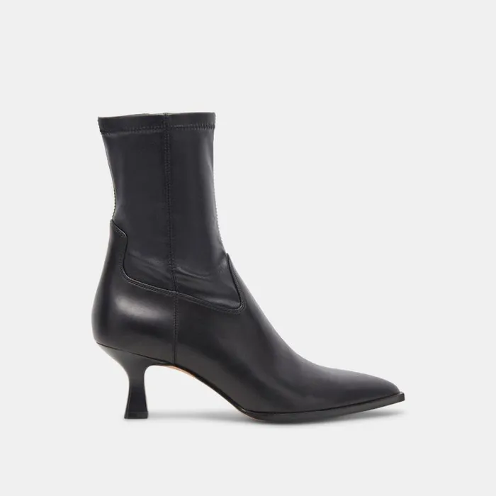 Dolce Vita Arya Boots Black Leather Women Boots and Booties