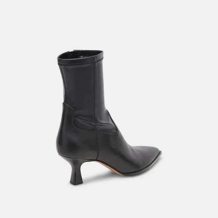 Dolce Vita Arya Boots Black Leather Women Boots and Booties