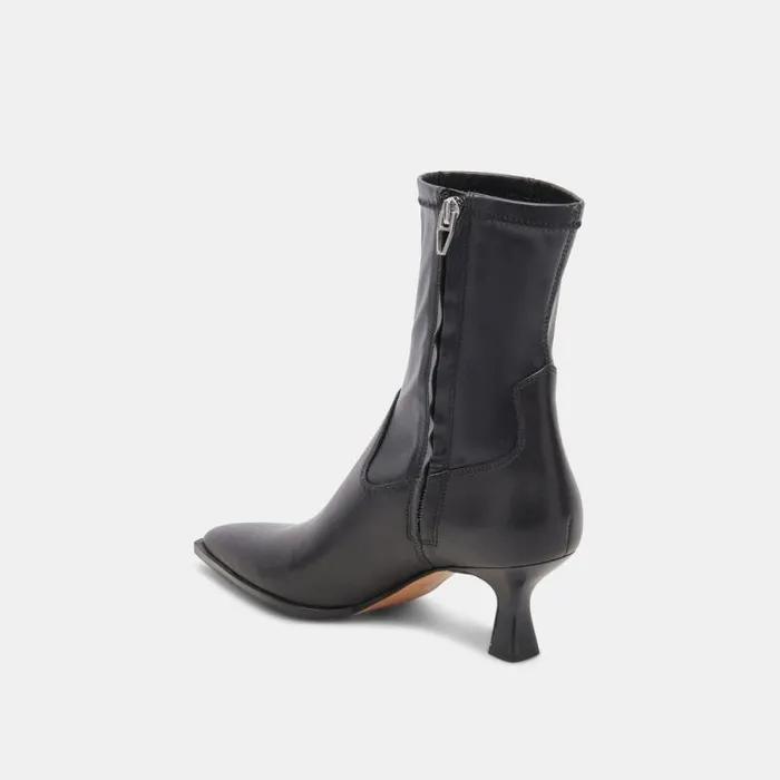 Dolce Vita Arya Boots Black Leather Women Boots and Booties