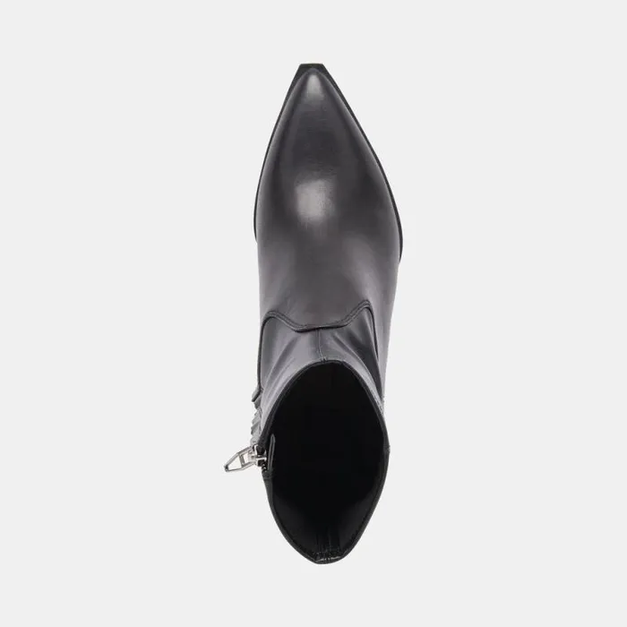 Dolce Vita Arya Boots Black Leather Women Boots and Booties