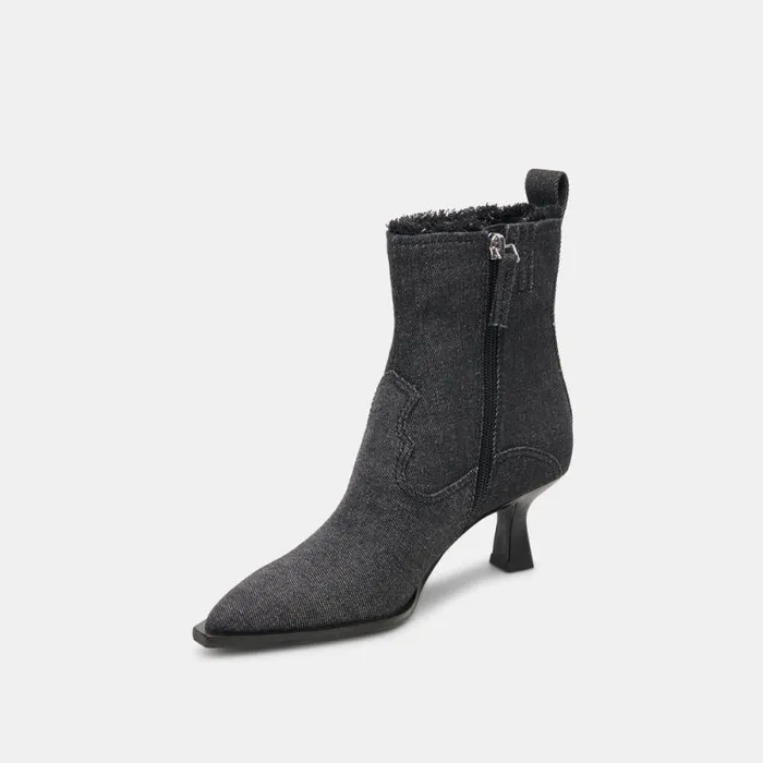 Dolce Vita Austin Boots Carbon Denim Women Boots and Booties