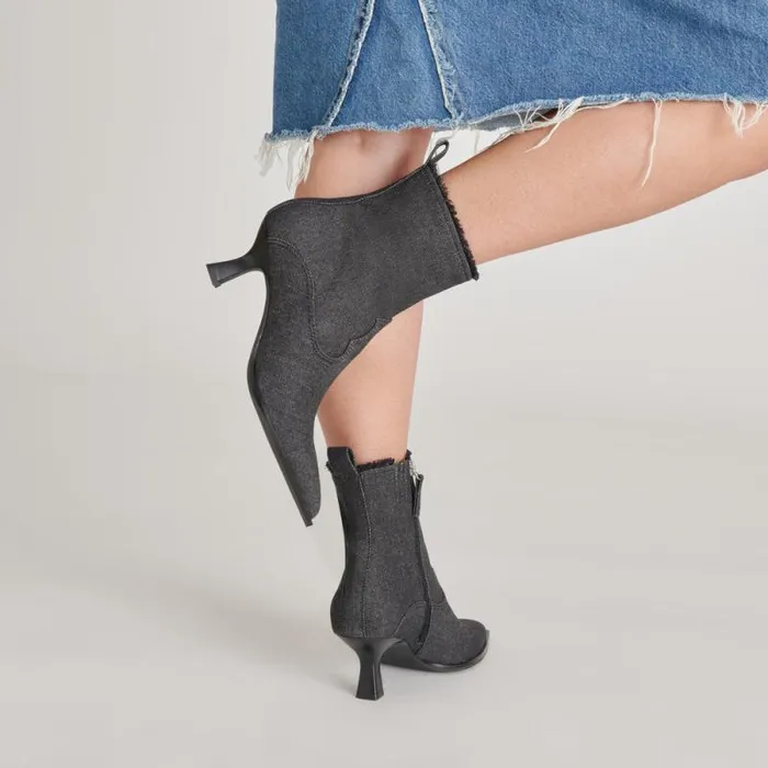 Dolce Vita Austin Boots Carbon Denim Women Boots and Booties