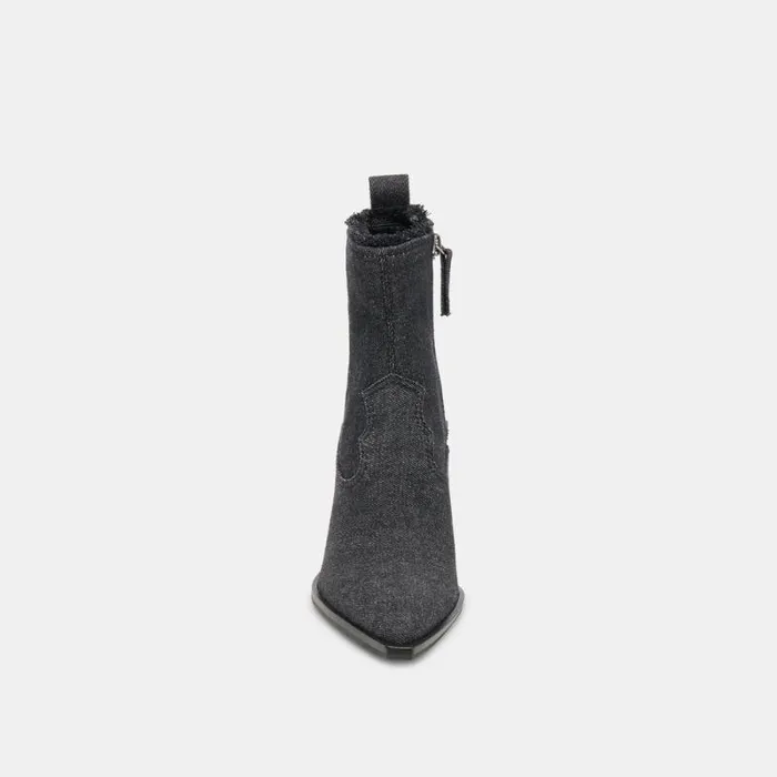 Dolce Vita Austin Boots Carbon Denim Women Boots and Booties