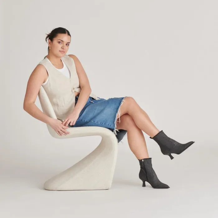 Dolce Vita Austin Boots Carbon Denim Women Boots and Booties