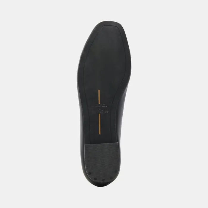 Dolce Vita Beate Ballet Flats Black Leather Women Flats and Loafers