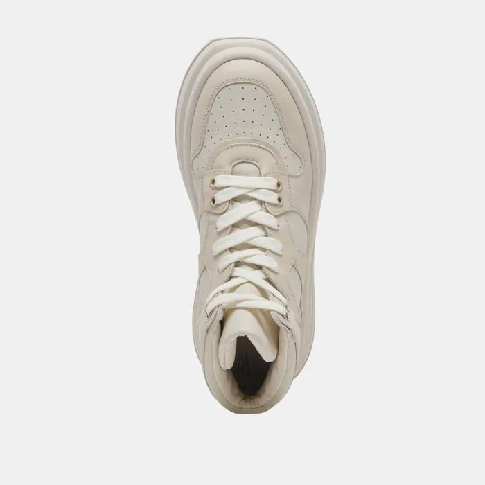 Dolce Vita Brax Sneaker Ivory Leather Women Sneakers