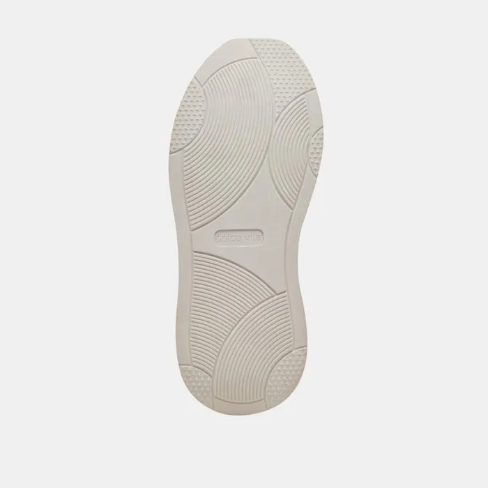 Dolce Vita Brax Sneaker Ivory Leather Women Sneakers