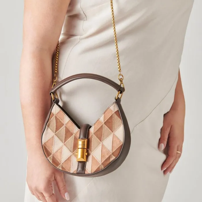 Dolce Vita Cami Crossbody Hickory Patchwork Women Handbags
