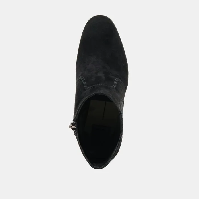 Dolce Vita Cinny Boots Onyx Suede Women Boots and Booties