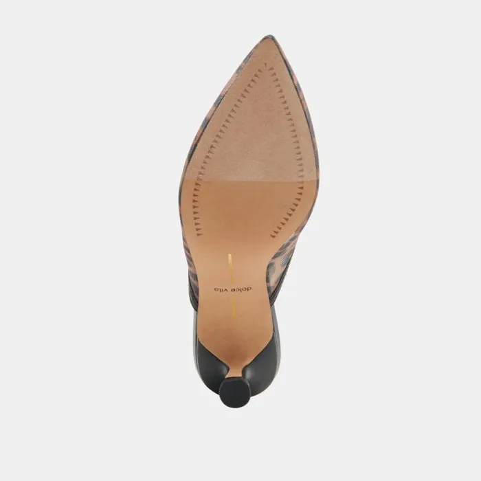 Dolce Vita Cleo Heels Dk Leopard Mesh Women Heels