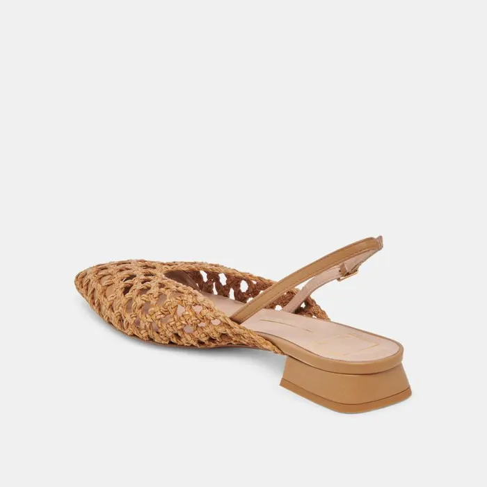 Dolce Vita Cyndi Flats Natural Woven Women Flats and Loafers