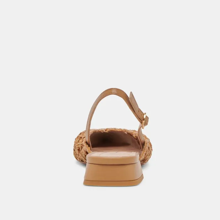 Dolce Vita Cyndi Flats Natural Woven Women Flats and Loafers