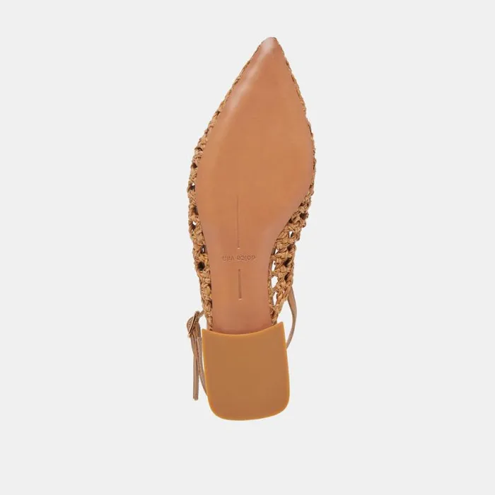 Dolce Vita Cyndi Flats Natural Woven Women Flats and Loafers