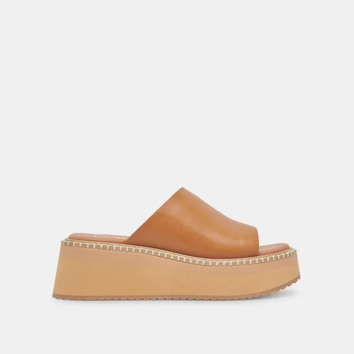 Dolce Vita Darcel Sandals Tan Leather Women Sandals