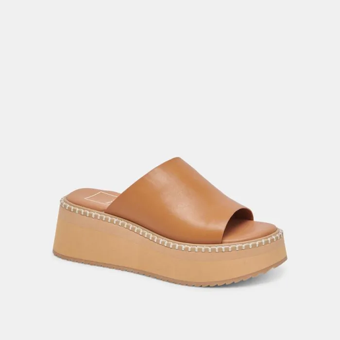 Dolce Vita Darcel Sandals Tan Leather Women Sandals