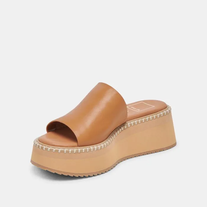 Dolce Vita Darcel Sandals Tan Leather Women Sandals