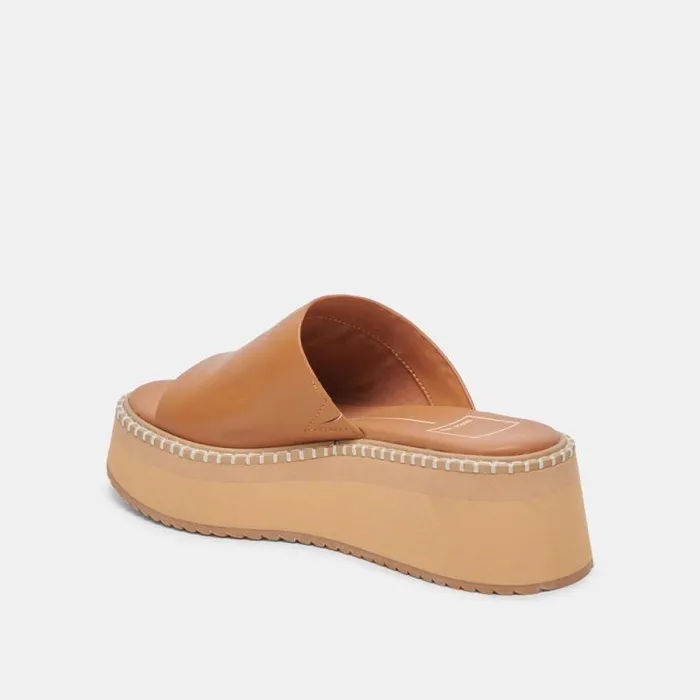 Dolce Vita Darcel Sandals Tan Leather Women Sandals