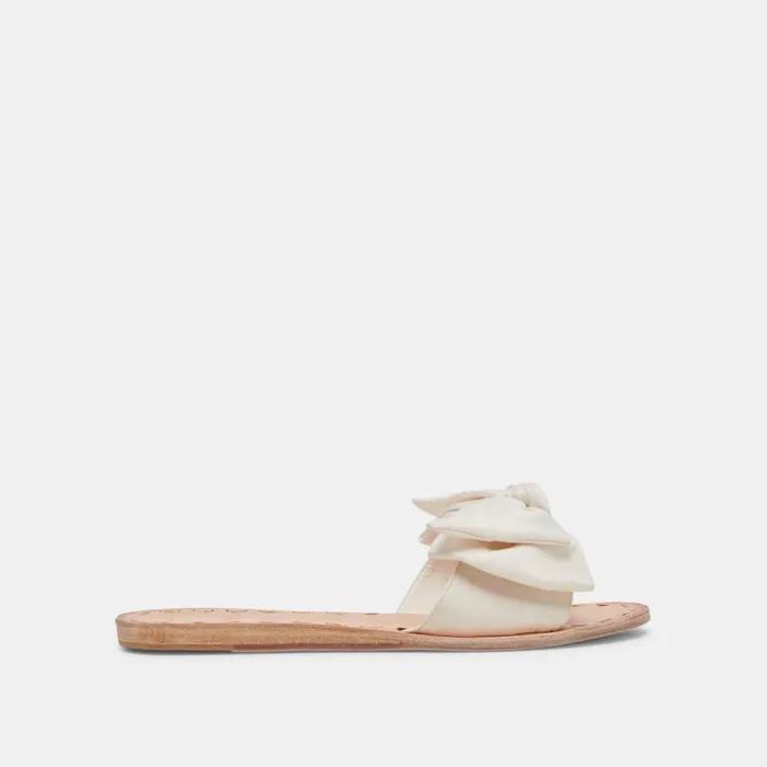 Dolce Vita Darsey Sandals White Satin Women Sandals