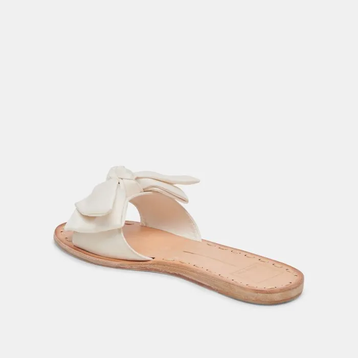Dolce Vita Darsey Sandals White Satin Women Sandals
