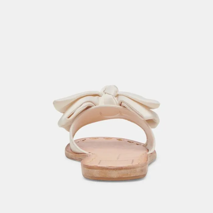 Dolce Vita Darsey Sandals White Satin Women Sandals