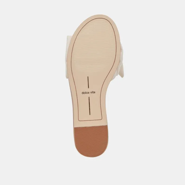 Dolce Vita Darsey Sandals White Satin Women Sandals