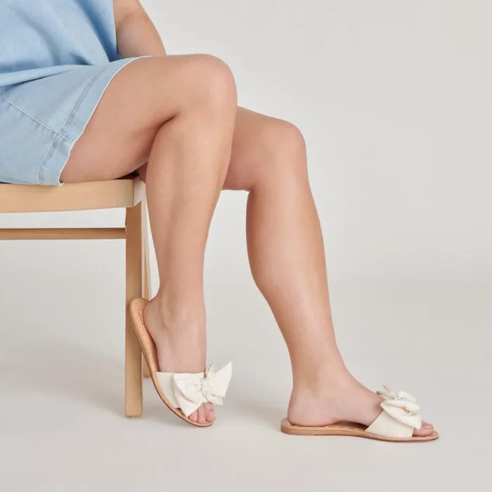 Dolce Vita Darsey Sandals White Satin Women Sandals