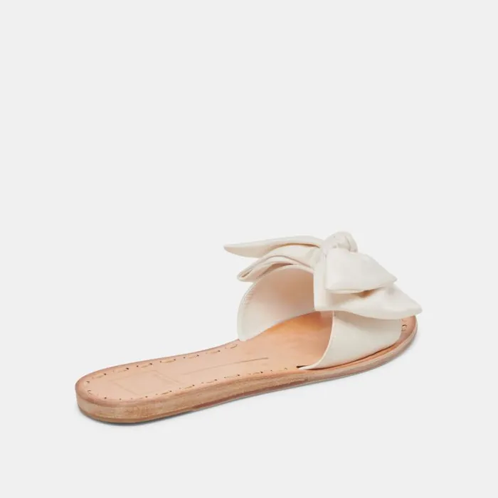 Dolce Vita Darsey Sandals White Satin Women Sandals