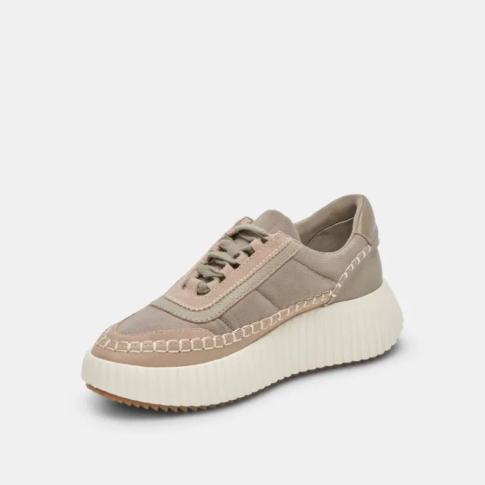 Dolce Vita Dolen Nylon Sneakers Dk Taupe Nylon Women Sneakers