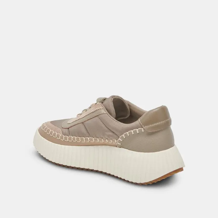 Dolce Vita Dolen Nylon Sneakers Dk Taupe Nylon Women Sneakers