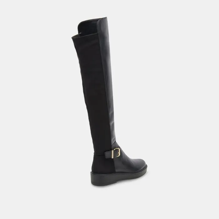Dolce Vita Ember Boots Black Leather Women Boots and Booties