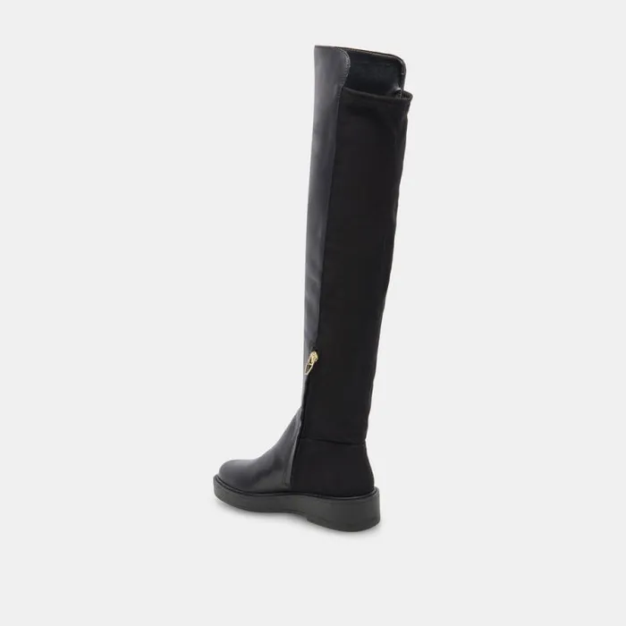 Dolce Vita Ember Boots Black Leather Women Boots and Booties