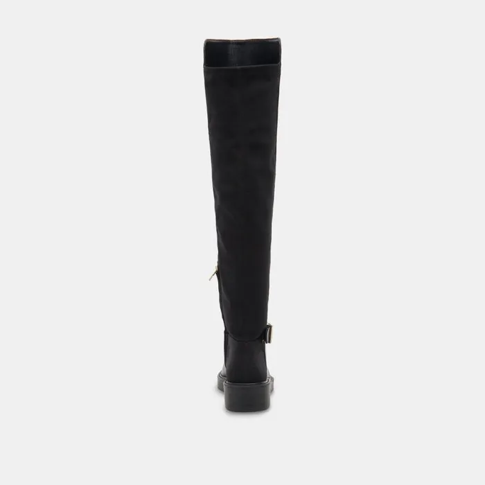 Dolce Vita Ember Boots Black Leather Women Boots and Booties
