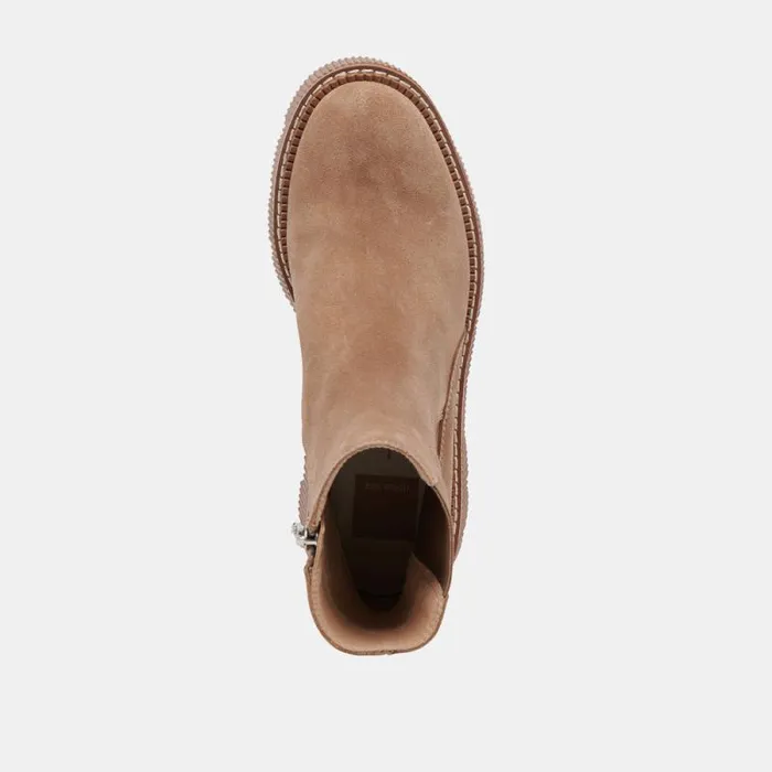 Dolce Vita Emmet H2O Boots Mushroom Suede Women Boots and Booties