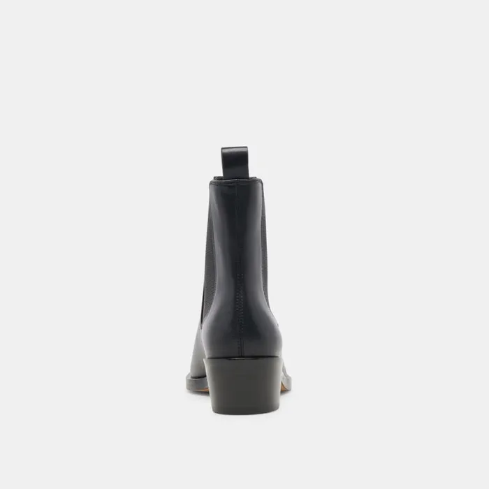 Dolce Vita Foster Booties Black Leather Women Boots and Booties