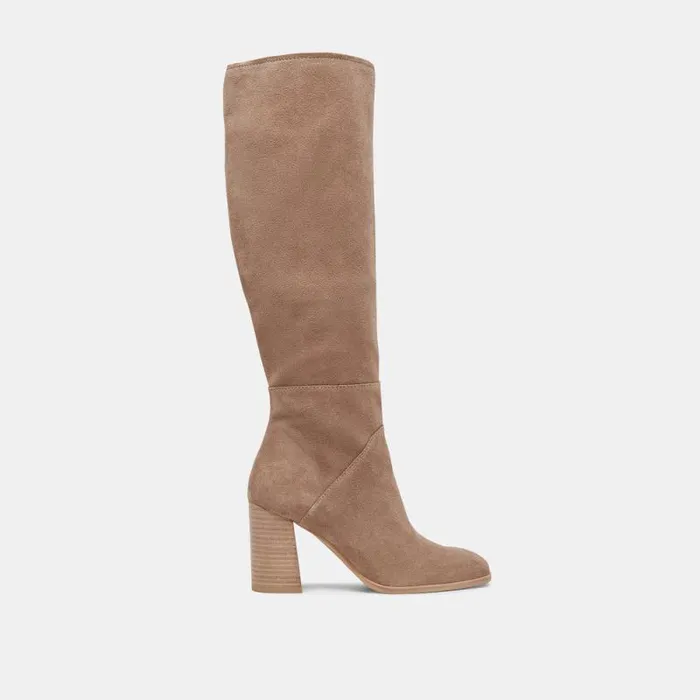 Dolce Vita Fynn Boots Truffle Suede Women Boots and Booties