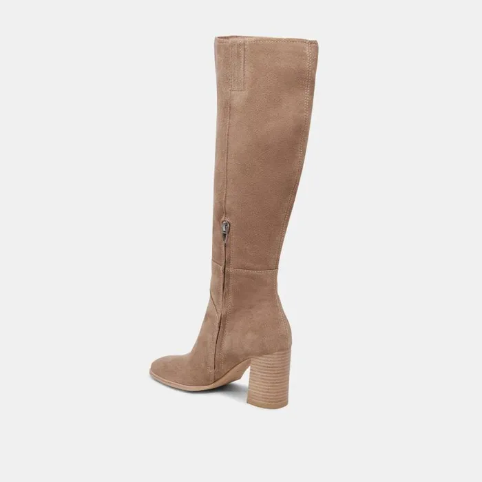 Dolce Vita Fynn Boots Truffle Suede Women Boots and Booties