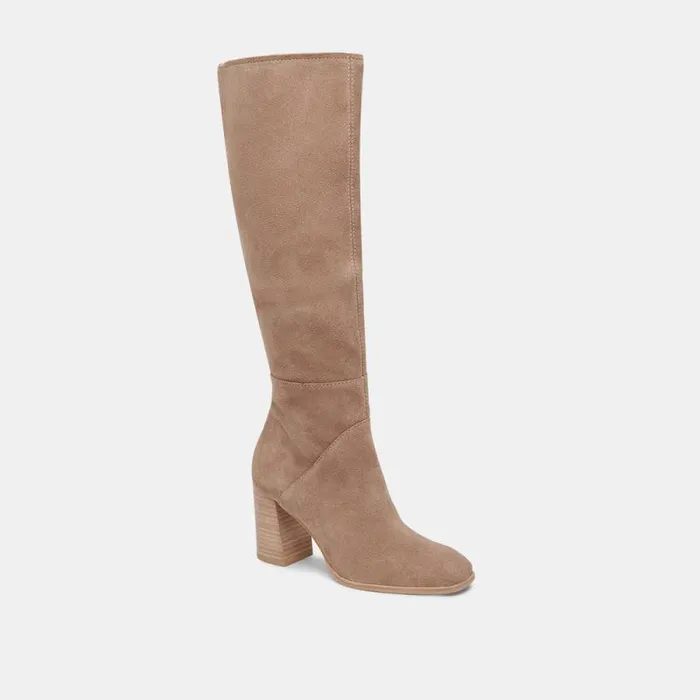 Dolce Vita Fynn Boots Truffle Suede Women Boots and Booties