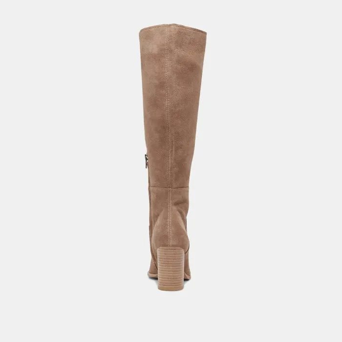 Dolce Vita Fynn Boots Truffle Suede Women Boots and Booties