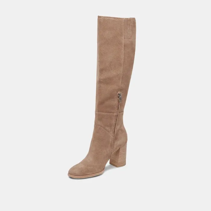 Dolce Vita Fynn Boots Truffle Suede Women Boots and Booties