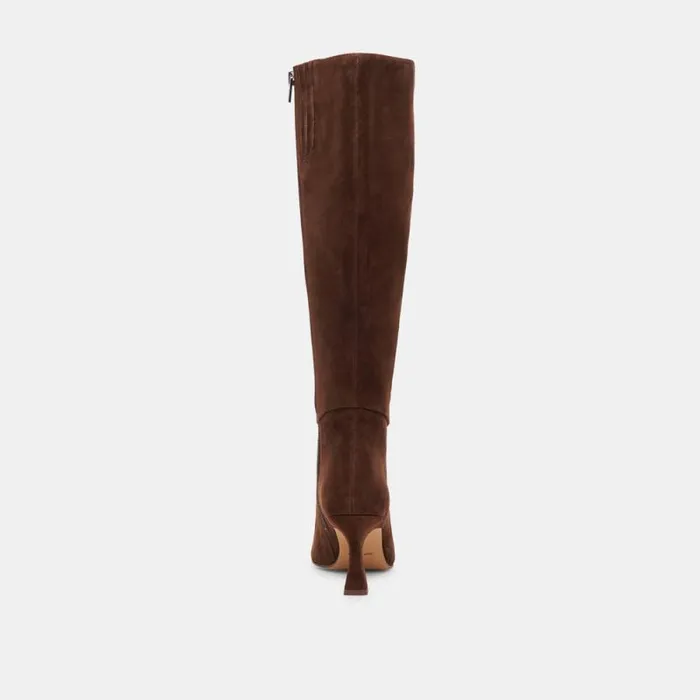 Dolce Vita Gyra Boots Dk Brown Suede Women Boots and Booties