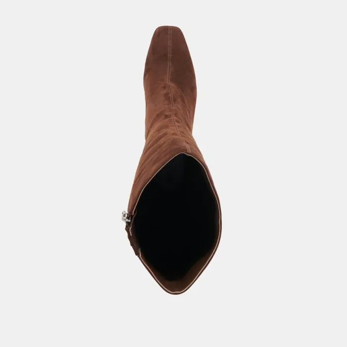 Dolce Vita Gyra Boots Dk Brown Suede Women Boots and Booties
